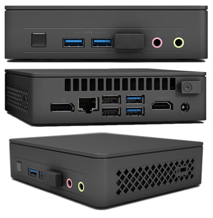 Intel NUC11ATKC2 (Intel Celeron N4505 up to 2x 2,90GHz, 1x HDMI, 1x dP, 6x USB, 1x <b>M.2</b>)