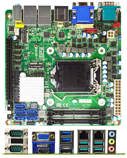 Jetway JNF796V-Q370  (Intel Coffee Lake, 2x M.2)